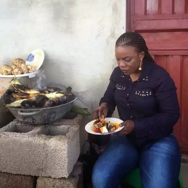 Nollywood Actress Empress Njamah Escape Food Poisoning And Did this With Jay Jay
